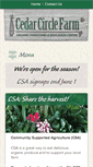 Mobile Screenshot of cedarcirclefarm.org